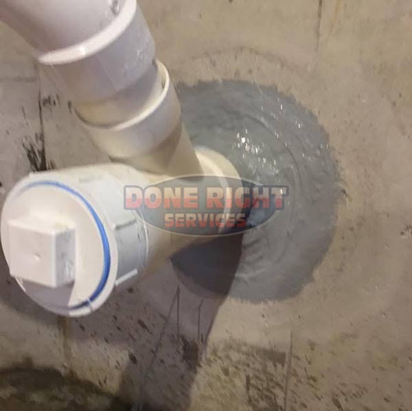 Location Pipe Penetrations Tie Rods